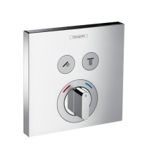 Смеситель hansgrohe ShowerSelect для 2 потребителей внешняя монтажная часть 15768000