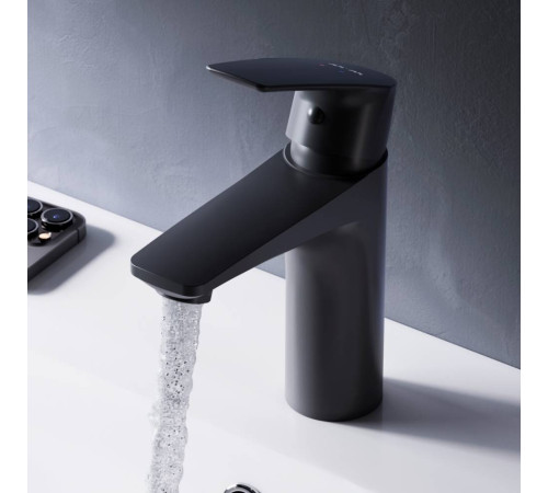 Смеситель для раковины AM.PM Gem черный матовый F90A02122