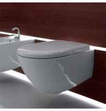 Унитаз подвесной безободковый Kerasan Aquatech 55х36.5 см без сиденья белый 371401