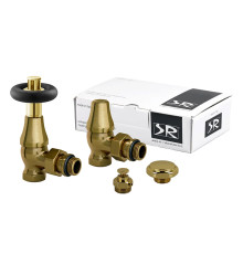 Комплект термостатический SR Rubinetterie Old Style 1/2 угловой бронза K367-1500Z000