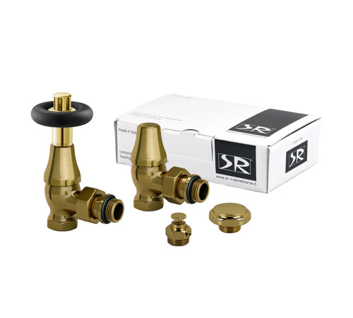 Комплект термостатический SR Rubinetterie Old Style 1/2 угловой бронза K367-1500Z000