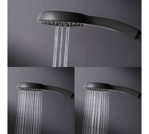 Душевая система AM.PM Inspire V2.0 с термостатом черный матовый F0750A522