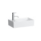 Раковина Laufen Kartell 46х28х12 см 1 отверстие без перелива полочка слева белая 8.1533.5.000.111.1