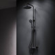 Душевая система AM.PM Inspire V2.0 с термостатом черный матовый F0750A522