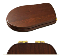 Комплект шарниров с микролифтом Kerasan Retro для сиденья 1087 золото R108A13