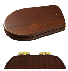 Комплект шарниров с микролифтом Kerasan Retro для сиденья 1087 золото R108A13