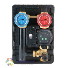 Насосный модуль Kromwell со смесителем и байпасом левый без насоса KW.MWUH180L