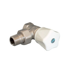 Вентиль ручной Oventrop серия HRV угловой DN 15 1/2 хром 1191504