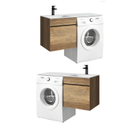 Тумба под умывальник Aqwella Terra дуб балтийский TER01051DB