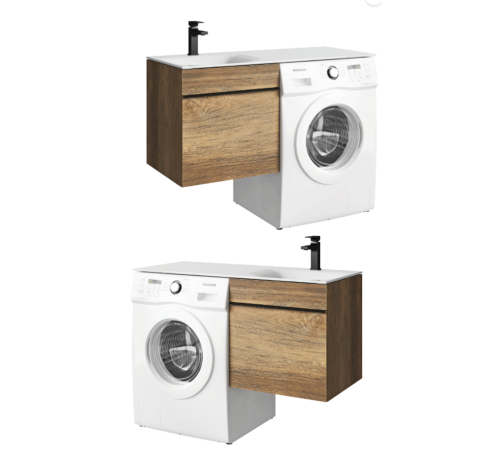 Тумба под умывальник Aqwella Terra дуб балтийский TER01051DB