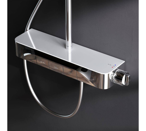 Душевая система с термостатом и смесителем-полкой AM.PM Func F078F200