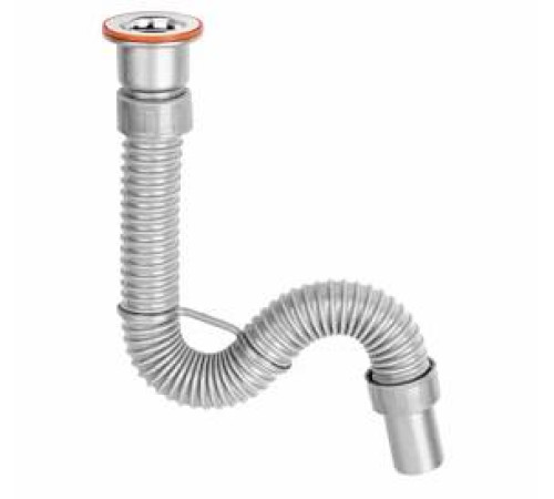 Сифон для раковины BETTOSERB гибкий с выпуском 125312