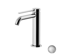 Смеситель для раковины Gattoni Circle Two высокий 177 мм с донным клапаном Nickel Spazzolato 9144/91NS