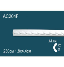 Молдинг гибкий Perfect полиуретановый с орнаментом AC204F