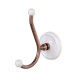 Крючок для полотенец Devon&Devon Dorothy подвесной состаренная медь/белый DOR413RAME