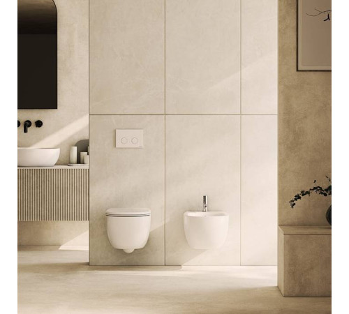 Биде подвесное Globo Daily 53х35х30 см 1 отверстие белый DNS09BI