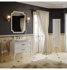 Тумба под умывальник напольная Aqwella LaDonna 850х855х460 мм белый LAD0108W