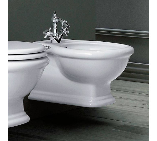 Биде подвесное Simas Lante 53x38 см 1 отверстие белый LA19bi