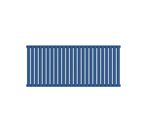 Трубчатый радиатор КЗТО Гармония А40 1-300-22 однорядный 22 секции RAL 5023 А40 1-300-22 RAL 5023