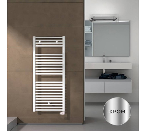 Полотенцесушитель электрический Irsap Ares 580x1118 мм 400 Вт 22 трубки с регулятором хром EIM058K50IR01NNN