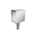 Шланговое подсоединение Hansgrohe FixFit Square хром 26455000