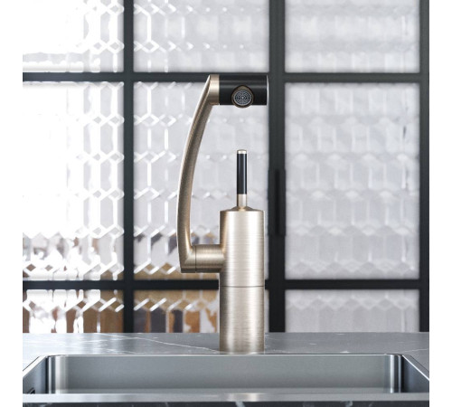 Смеситель для кухни Damixa Arc никель 290007264