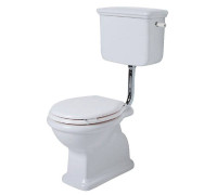 Унитаз напольный SIMAS Lante 73х37.5 см выпуск в стену низкий бачок хром белый LA02bi/LA28bi/D11cr