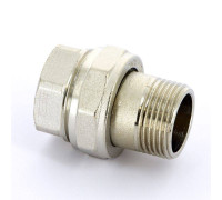 Разъемное соединение НВ Uni-Fitt прямое никелированное с плоской прокладкой 1 656N4000
