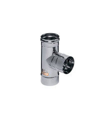 Тройник дымохода 90° Ferrum AISI 430 0.8 мм Ф250 УТ000011447