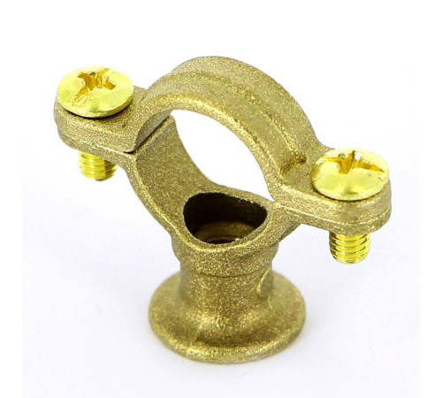 Хомут для труб декоративный Walraven BIS M6 15 мм латунь 0828015