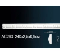 Молдинг полиуретановый Perfect AC263 с орнаментом AC263
