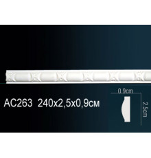 Молдинг полиуретановый Perfect AC263 с орнаментом AC263
