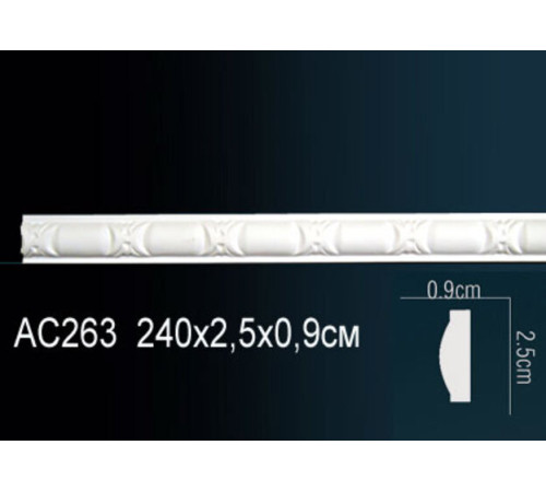 Молдинг полиуретановый Perfect AC263 с орнаментом AC263
