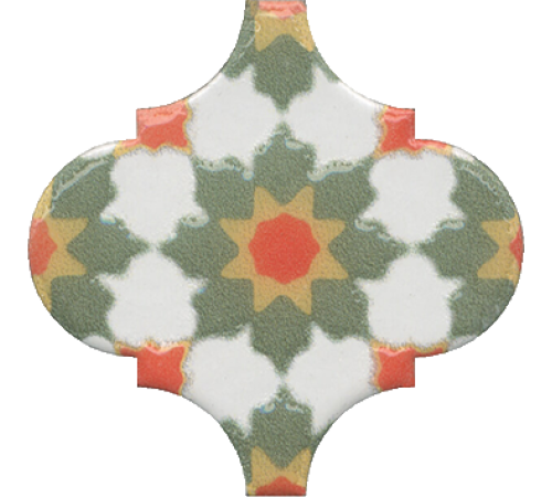 Декор Kerama Marazzi Арабески Майолика орнамент 6.5х6.5 см OS/A40/65000