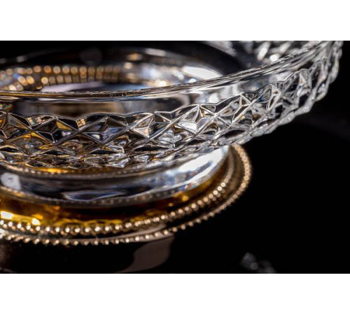 Мыльница Boheme 10202 настольная круглая золото 10202