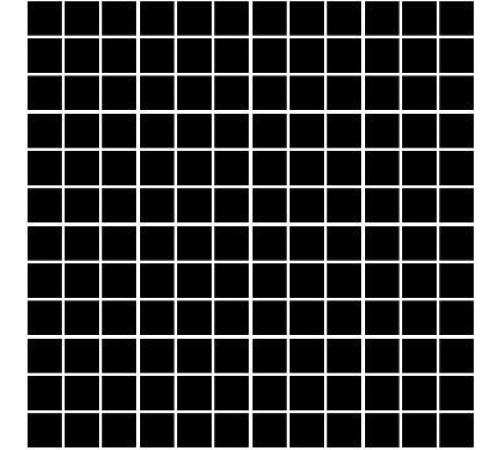 Плитка мозаика Kerama Marazzi Темари черный матовый 29.8x29.8 см 20071