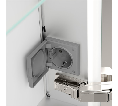 Зеркальный шкаф Keuco Somaris 80x71x12.8 см 2-дверный IP 44 14502002100