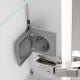 Зеркальный шкаф Keuco Somaris 80x71x12.8 см 2-дверный IP 44 14502002100