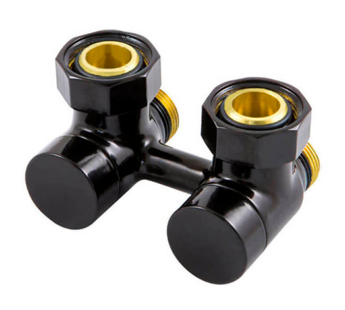 Узел подключения Schlosser 50 мм 3/4 x M22x1.5 угловой Черный 601000101