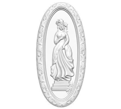 Декоративное панно Decomaster DT-3837 390x190x20 мм DT-3837