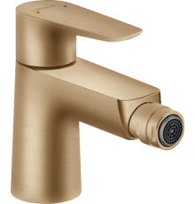 Смеситель для биде hansgrohe Talis E со сливным гарнитуром шлифованная бронза 71720140