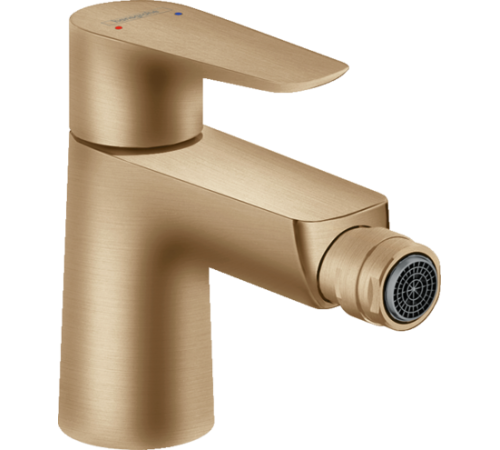 Смеситель для биде hansgrohe Talis E со сливным гарнитуром шлифованная бронза 71720140