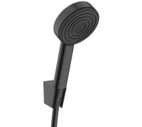 Душевой набор Hansgrohe Pulsify S 105 1jet с держателем и шлангом 125 см матовый черный 24301670
