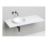 Раковина накладная Salini Marea 41.5х41.5х16 см S-Stone белый матовый 1802203M