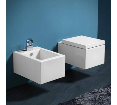 Унитаз подвесной Simas Frozen 38х51 см белый FZ18bi/F85