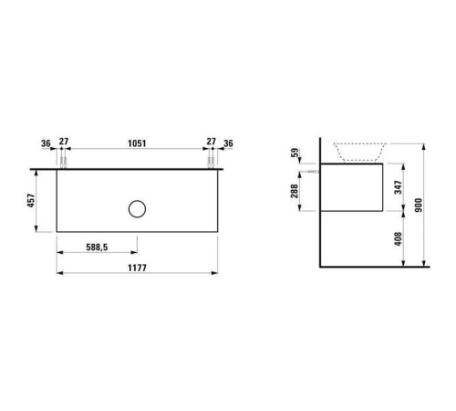 Тумба с раковиной Laufen New Classic 117.5x45.5x34.5 см подвесная 1 ящик белый глянцевый 8.1285.2.000.112.1/4.0602.1.085.631.1