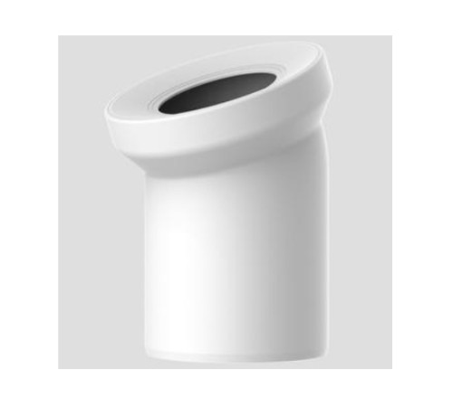 Переходник для унитаза Sanit угол 22° белый 58 101 01