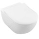 Унитаз подвесной Villeroy & Boch Subway 2.0 DirectFlush с сиденьем SlimSeat SoftClose CeramicPlus 5614R2R1