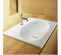 Раковина накладная Bette Comodo 60х49.5х12 см 1 отверстие A215-000 HLW1