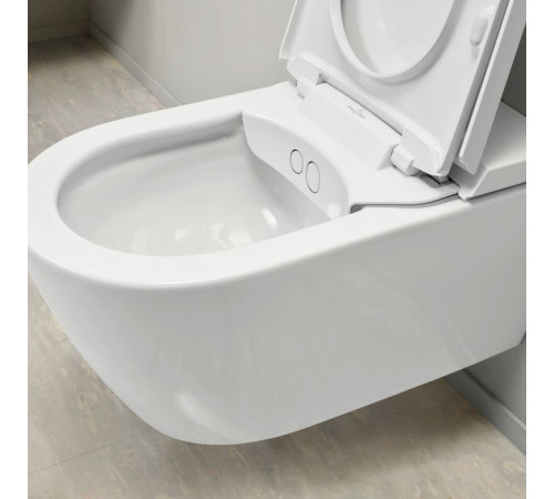 Унитаз-биде подвесной Villeroy & Boch ViClean-I200 CeramicPlus V0E200R1